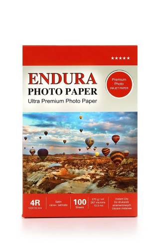 100 Adet Endura 10x15 Photo Paper Satin - Mat 270gsm Fotoğraf Kağıdı - 5