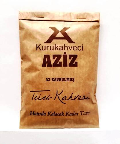 Kurukahveci Aziz Az Kavrulmuş Türk Kahvesi 100 gr. X 10 Adet (1kg) - 2