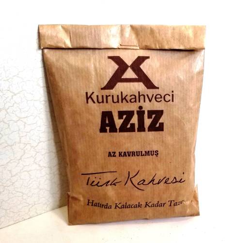 Kurukahveci Aziz Az Kavrulmuş Türk Kahvesi 100 gr. X 10 Adet (1kg) - 4